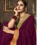 Picture of Fascinating Wine Casual Saree