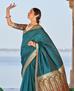 Picture of Well Formed Teal Casual Saree