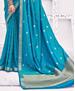 Picture of Admirable Sky Blue Casual Saree