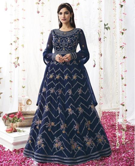 Picture of Comely Blue Bollywood Salwar Kameez