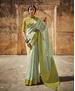 Picture of Sightly Sea Green Silk Saree