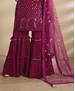 Picture of Pretty Cherry Red Readymade Salwar Kameez