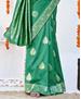 Picture of Shapely Rama Green Casual Saree