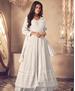 Picture of Comely White Party Wear Salwar Kameez