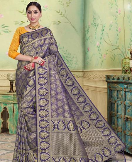 Picture of Sightly Violet Casual Saree