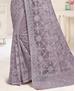 Picture of Radiant Grey Net Saree