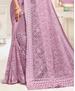 Picture of Appealing Purple Net Saree