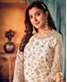 Picture of Bewitching White Straight Cut Salwar Kameez