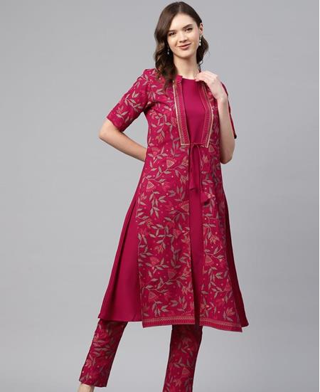 Picture of Admirable Burgundy Kurtis & Tunic