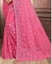Picture of Stunning Pink Net Saree