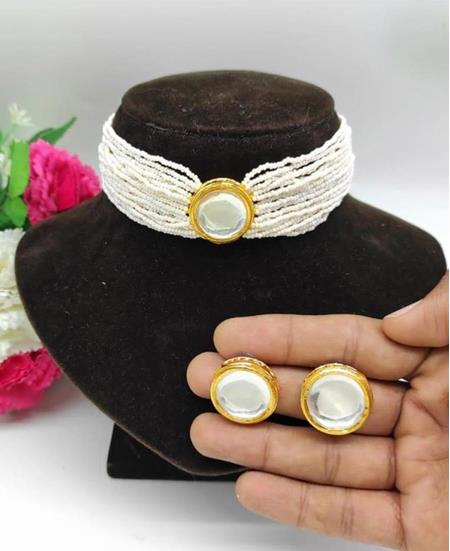 Picture of Marvelous White Necklace Set