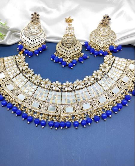 Picture of Good Looking Royal Blue Necklace Set