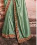 Picture of Charming Sea Green Silk Saree