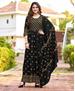 Picture of Excellent Black Readymade Gown