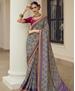 Picture of Fascinating Sky Blue Georgette Saree