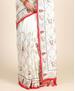 Picture of Beauteous White Silk Saree
