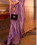 Picture of Well Formed Purple Casual Saree