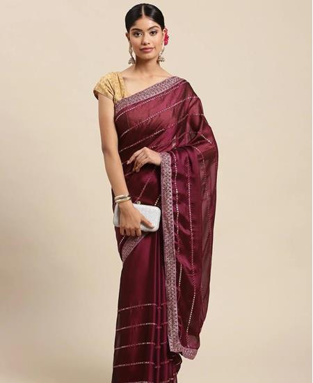 Picture of Stunning Magenta Casual Saree