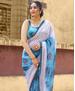 Picture of Excellent Sky White Casual Saree