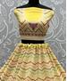 Picture of Well Formed Golden Lehenga Choli