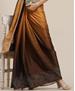 Picture of Magnificent Brown Silk Saree