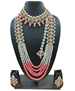 Picture of Nice White/Pink Necklace Set