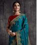 Picture of Appealing Rama Blue Designer Saree