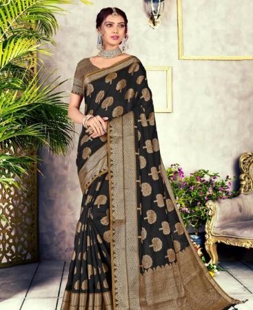 Picture of Enticing Black Casual Saree