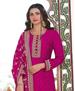 Picture of Elegant Rani Pink Straight Cut Salwar Kameez