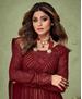Picture of Charming Maroon Party Wear Salwar Kameez