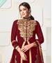 Picture of Sublime Maroon Party Wear Salwar Kameez