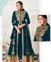 Picture of Amazing Teal Party Wear Salwar Kameez