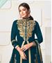 Picture of Amazing Teal Party Wear Salwar Kameez