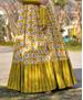 Picture of Pleasing Yellow Readymade Gown