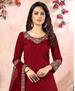 Picture of Splendid Red Patiala Salwar Kameez