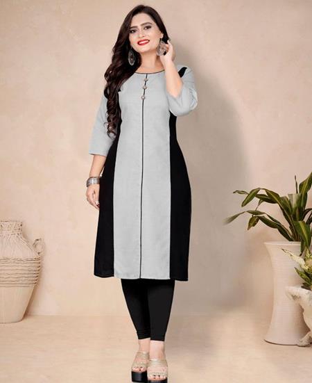 Picture of Ideal Gray Kurtis & Tunic