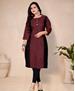 Picture of Statuesque Brown Kurtis & Tunic