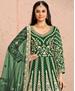 Picture of Beautiful Green Anarkali Salwar Kameez