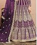 Picture of Splendid Purple Anarkali Salwar Kameez