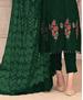 Picture of Lovely Green Straight Cut Salwar Kameez