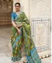 Picture of Beautiful Mehendi Fashion Saree
