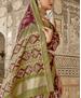 Picture of Beautiful Mehendi Fashion Saree