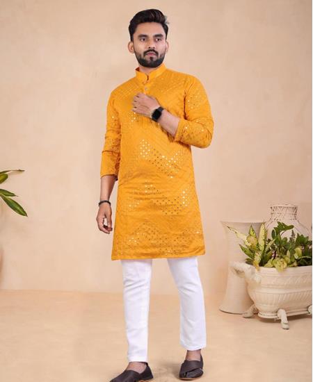 Picture of Enticing Yellow Kurtas