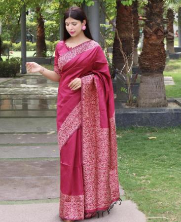 Picture of Superb Pink Casual Saree
