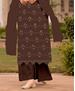 Picture of Amazing Coffee Straight Cut Salwar Kameez