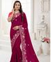 Picture of Graceful Cherry Georgette Saree