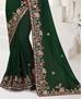 Picture of Elegant Botel Green Georgette Saree