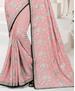 Picture of Shapely Pink Georgette Saree