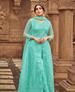 Picture of Admirable Turquoise Straight Cut Salwar Kameez