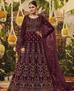 Picture of Shapely Magenta Party Wear Salwar Kameez